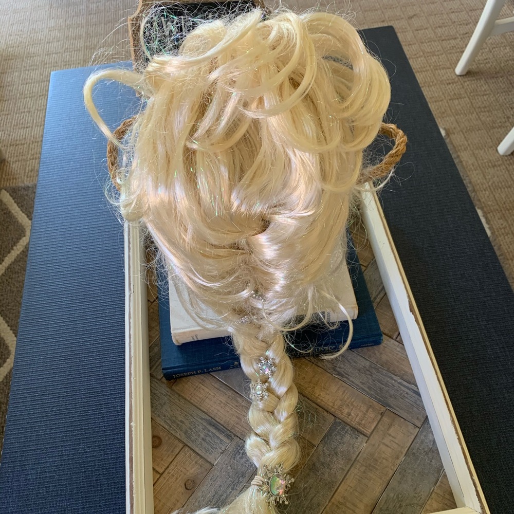 Elsa’s wig from Frozen